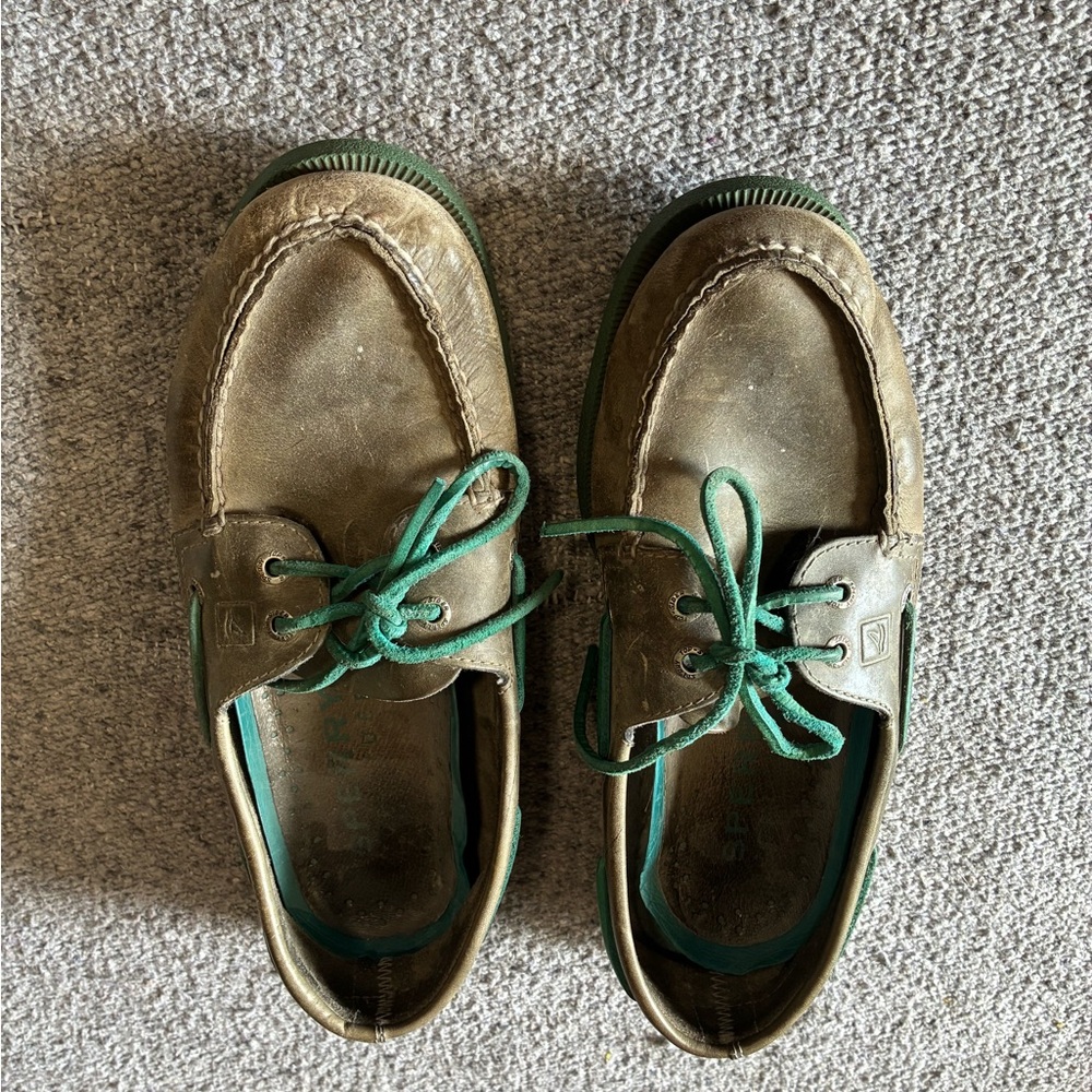 Vintage men sperry leather